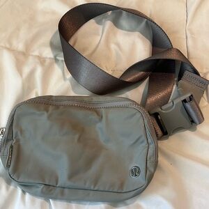 SALE!! lululemon athletica  Belt Bag gray 1 ML ( see photo details) used!!